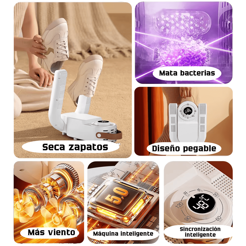 Secador de Zapatos Eléctrico DryZone 2.0®